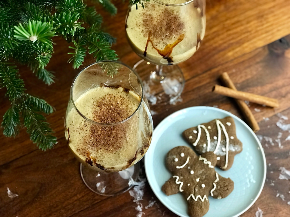 Coconut Gingerbread Eggnog