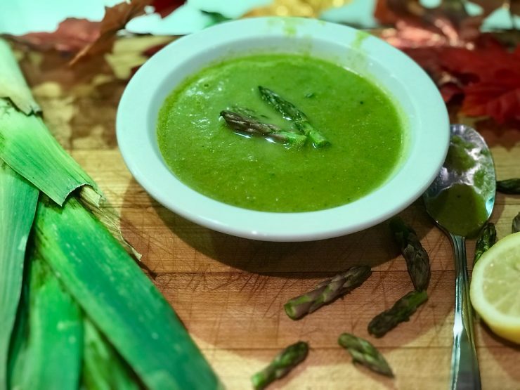 Asparagus and Spinach Soup