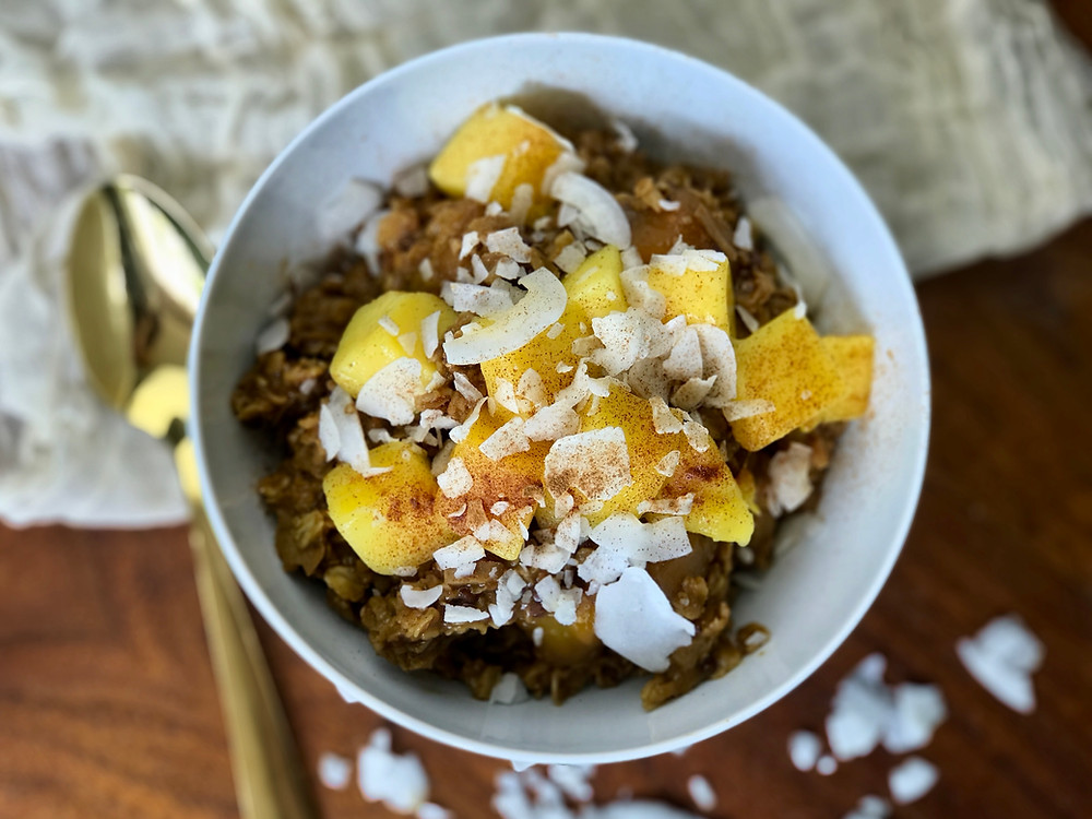 Coconut Mango Oatmeal