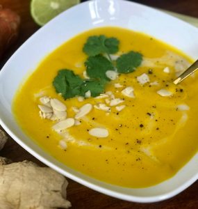 Thai sweet potato soup