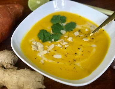 Thai sweet potato soup